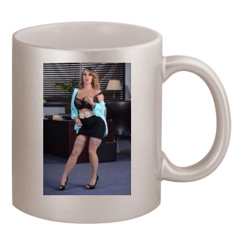 Holly Halston 11oz Metallic Silver Mug