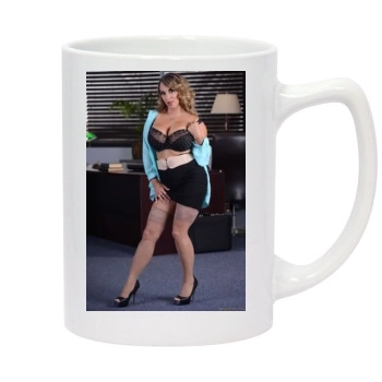 Holly Halston 14oz White Statesman Mug