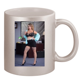 Holly Halston 11oz Metallic Silver Mug