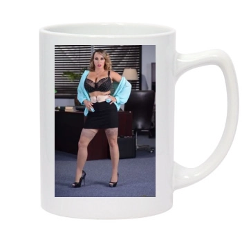 Holly Halston 14oz White Statesman Mug