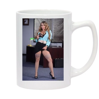 Holly Halston 14oz White Statesman Mug