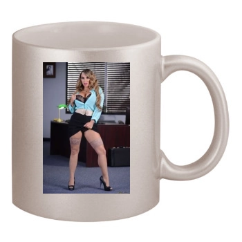 Holly Halston 11oz Metallic Silver Mug