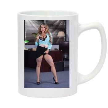 Holly Halston 14oz White Statesman Mug