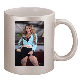 Holly Halston 11oz Metallic Silver Mug