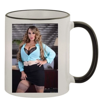 Holly Halston 11oz Colored Rim & Handle Mug