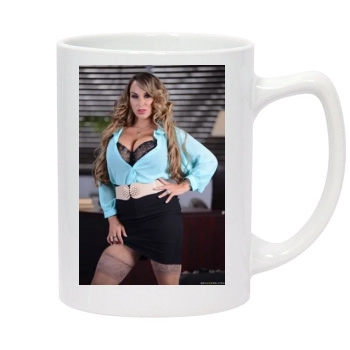 Holly Halston 14oz White Statesman Mug