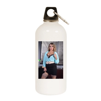 Holly Halston White Water Bottle With Carabiner