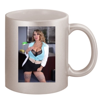 Holly Halston 11oz Metallic Silver Mug