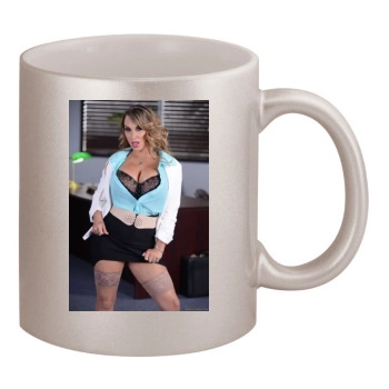 Holly Halston 11oz Metallic Silver Mug