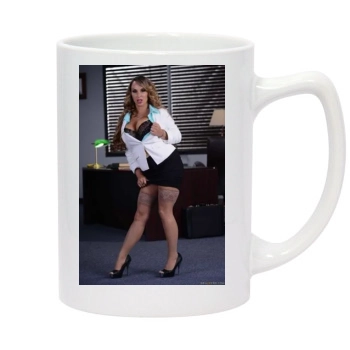 Holly Halston 14oz White Statesman Mug