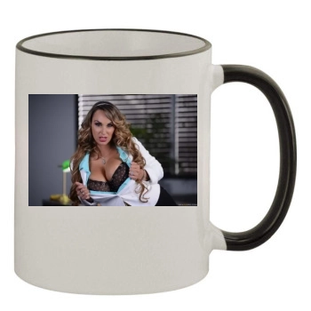 Holly Halston 11oz Colored Rim & Handle Mug