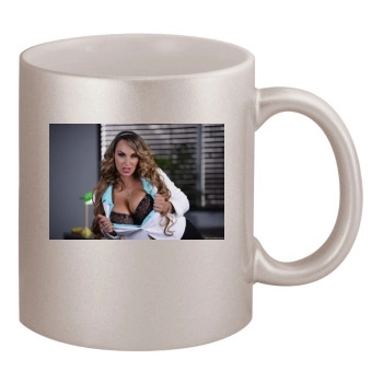 Holly Halston 11oz Metallic Silver Mug