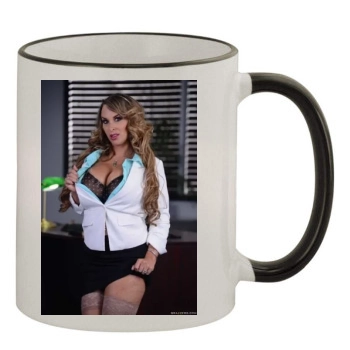 Holly Halston 11oz Colored Rim & Handle Mug