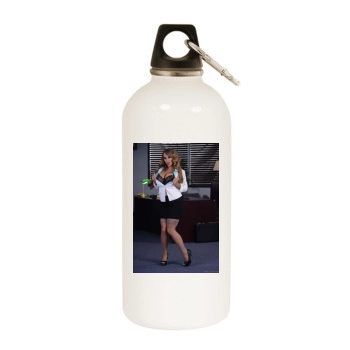 Holly Halston White Water Bottle With Carabiner