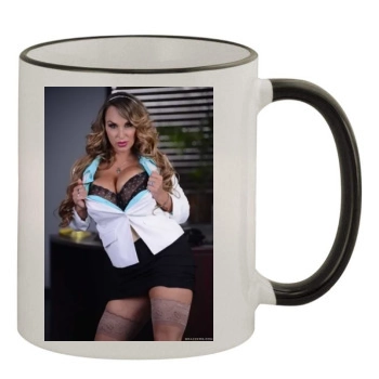 Holly Halston 11oz Colored Rim & Handle Mug