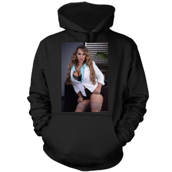 Holly Halston Mens Pullover Hoodie Sweatshirt