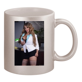 Holly Halston 11oz Metallic Silver Mug