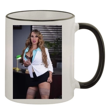 Holly Halston 11oz Colored Rim & Handle Mug