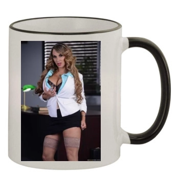 Holly Halston 11oz Colored Rim & Handle Mug