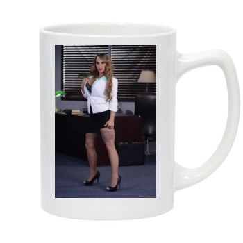 Holly Halston 14oz White Statesman Mug