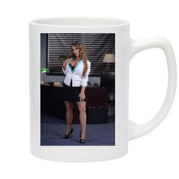 Holly Halston 14oz White Statesman Mug