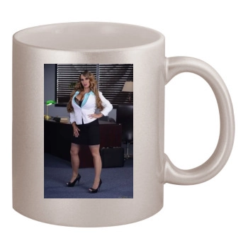 Holly Halston 11oz Metallic Silver Mug