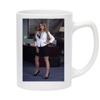 Holly Halston 14oz White Statesman Mug