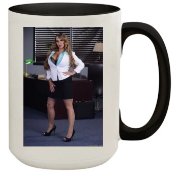 Holly Halston 15oz Colored Inner & Handle Mug