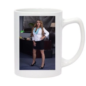 Holly Halston 14oz White Statesman Mug