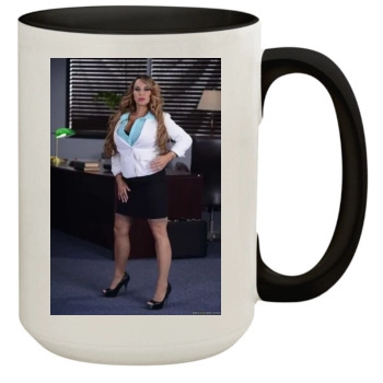 Holly Halston 15oz Colored Inner & Handle Mug