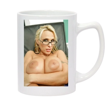 Holly Halston 14oz White Statesman Mug