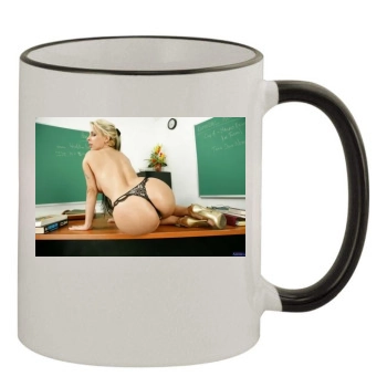 Holly Halston 11oz Colored Rim & Handle Mug