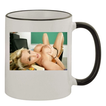 Holly Halston 11oz Colored Rim & Handle Mug