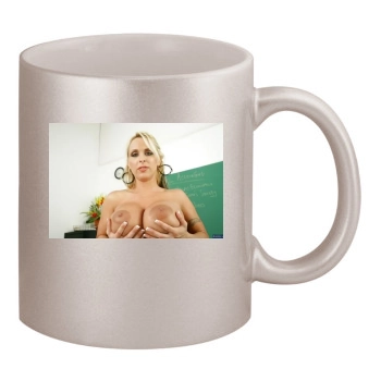 Holly Halston 11oz Metallic Silver Mug