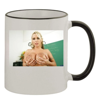 Holly Halston 11oz Colored Rim & Handle Mug