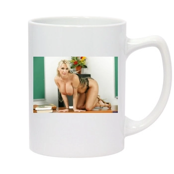 Holly Halston 14oz White Statesman Mug