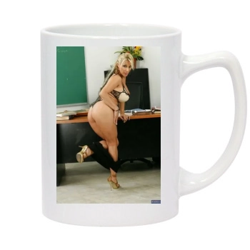 Holly Halston 14oz White Statesman Mug