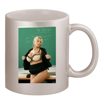 Holly Halston 11oz Metallic Silver Mug