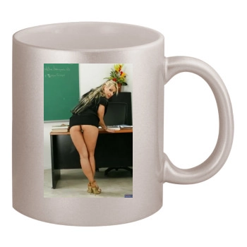 Holly Halston 11oz Metallic Silver Mug