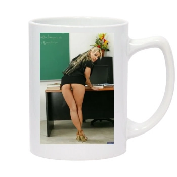 Holly Halston 14oz White Statesman Mug