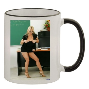 Holly Halston 11oz Colored Rim & Handle Mug