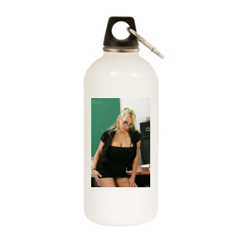 Holly Halston White Water Bottle With Carabiner