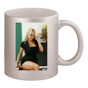 Holly Halston 11oz Metallic Silver Mug