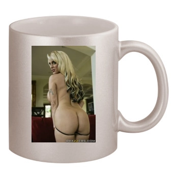 Holly Halston 11oz Metallic Silver Mug