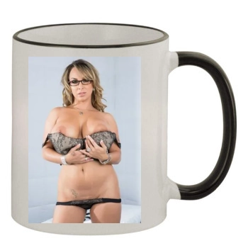 Holly Halston 11oz Colored Rim & Handle Mug