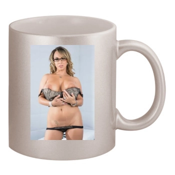 Holly Halston 11oz Metallic Silver Mug