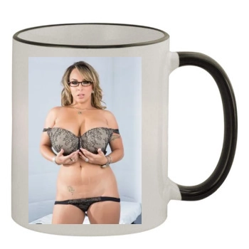 Holly Halston 11oz Colored Rim & Handle Mug