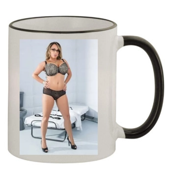 Holly Halston 11oz Colored Rim & Handle Mug