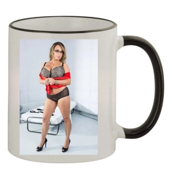 Holly Halston 11oz Colored Rim & Handle Mug