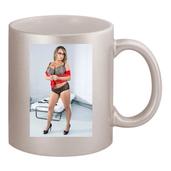 Holly Halston 11oz Metallic Silver Mug